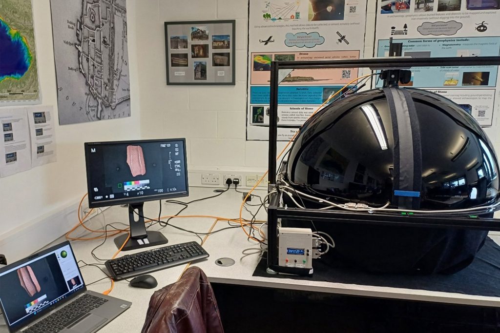 RTI dome in lab
